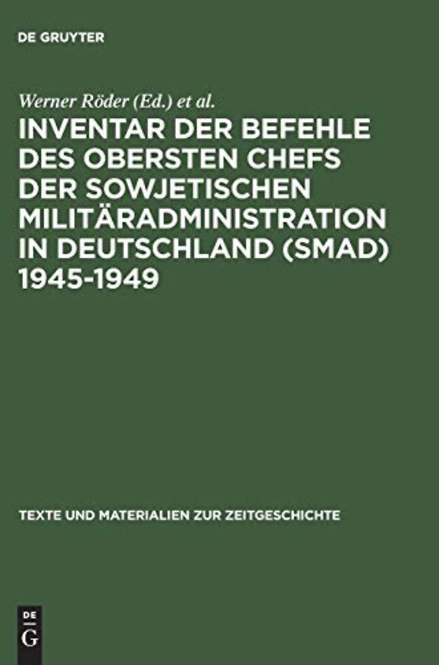 Inventar der Befehle des Obersten Chefs der Sowj – – Offene Serie –