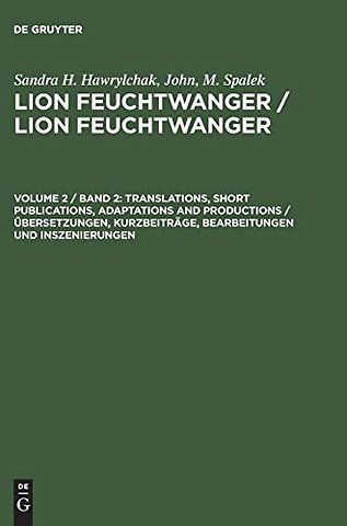 Translations, Short Publications, Adaptations and Productions