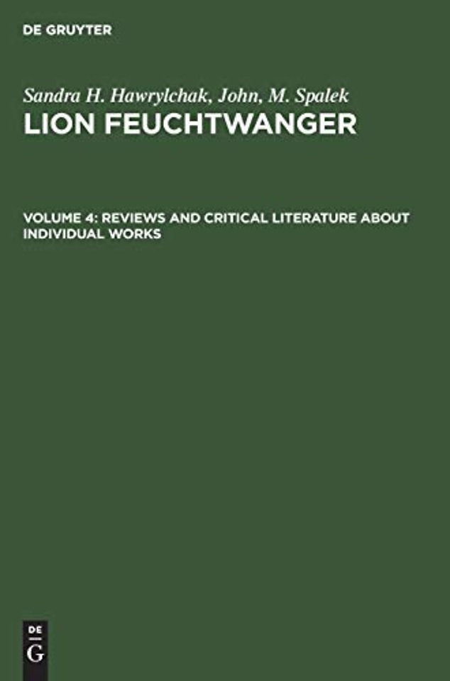 Reviews and Critical Literature about Individual Works