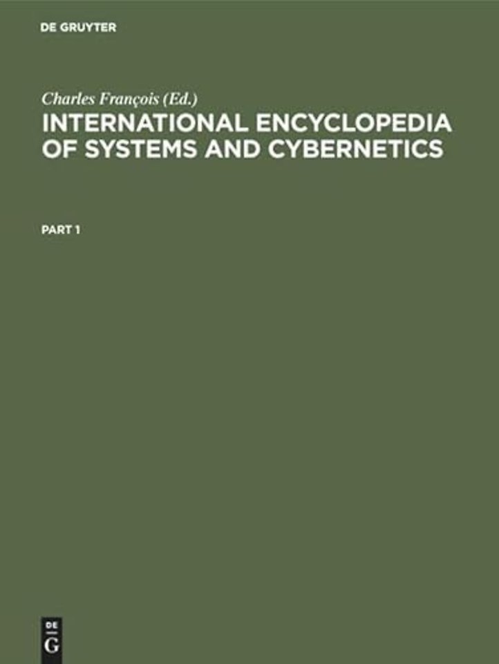 International Encyclopedia of Systems and Cybernetics