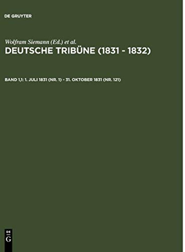 1. Juli 1831 (Nr. 1) – 31. Oktober 1831 (Nr. 121)