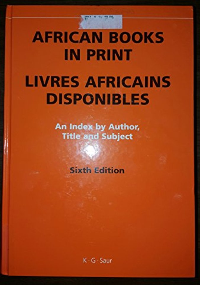 African Books in Print