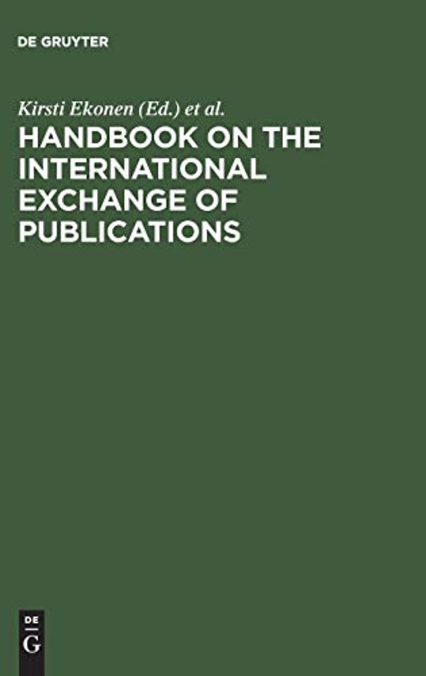 Handbook on the International Exchange of Publications