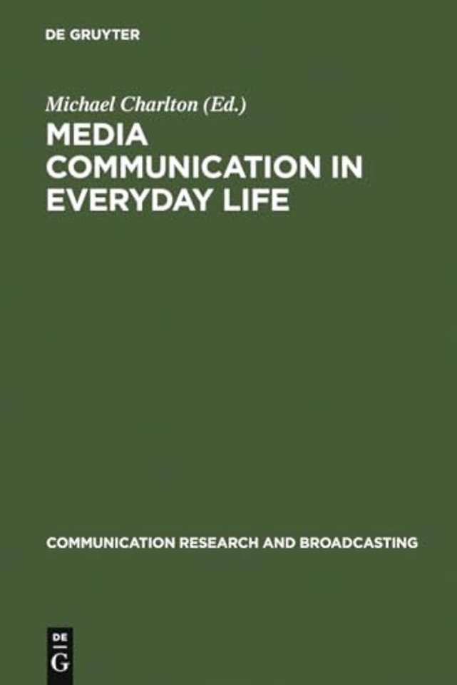Media communication in everyday life – interpretative studies on children`s and young people`s media actions