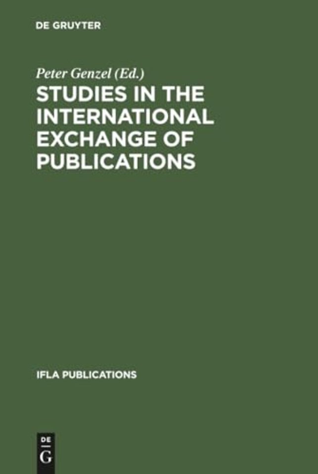 Studies in the international exchange of publications