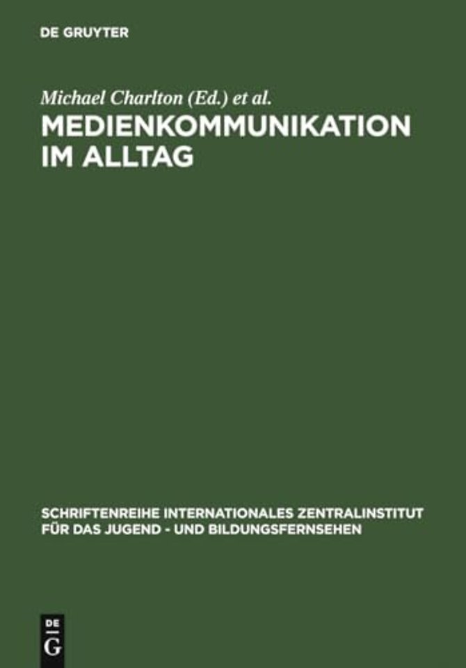 Medienkommunikation im Alltag – Interpretative Studien zum Medienhandeln von Kindern und Jugendlichen