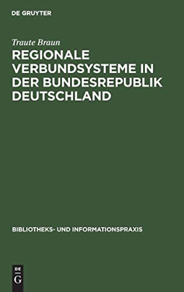 Regionale Verbundsysteme in der Bundesrepublik D – Ihre Portabilität für wissenschaftliche Bibliotheken in den neuen Bundesländern