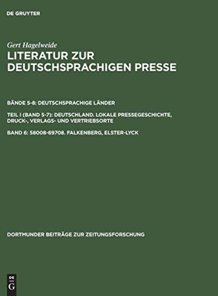 58008–69708. Falkenberg, Elster–Lyck
