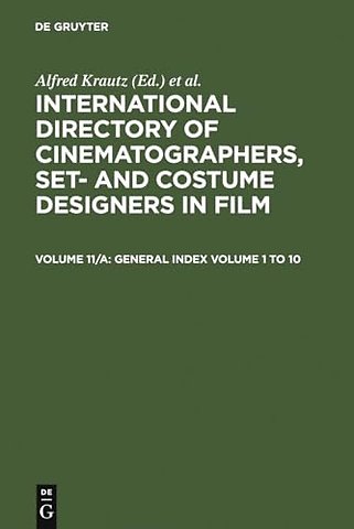 Film Titles, General Index Volume 1 – 10
