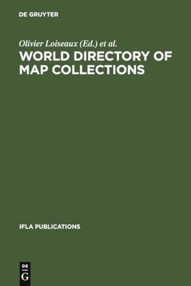 World Directory of Map Collections – 4th Edition