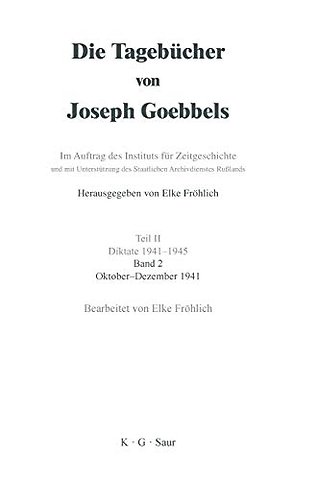 Oktober – Dezember 1941
