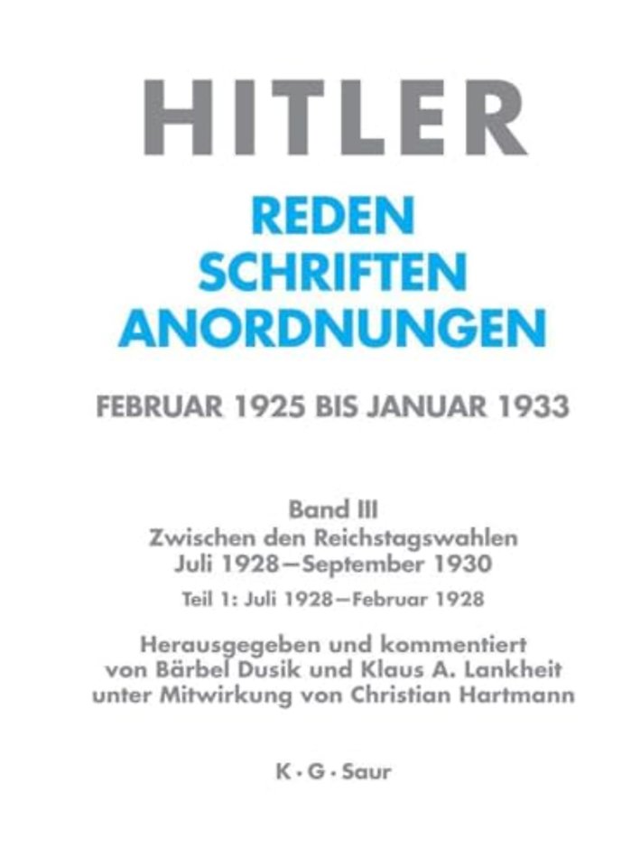 Juli 1928 – Februar 1929
