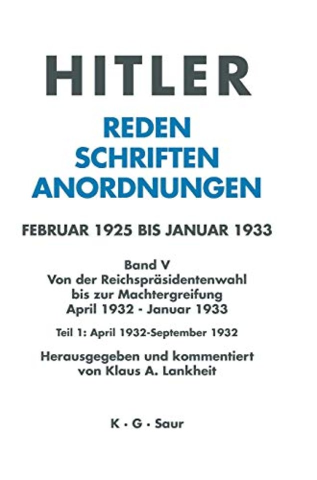 April 1932 – September 1932