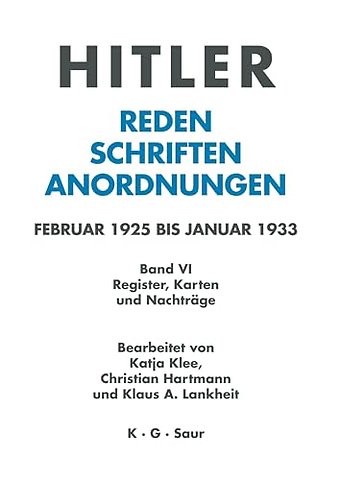 Register, Karten und Nachträge