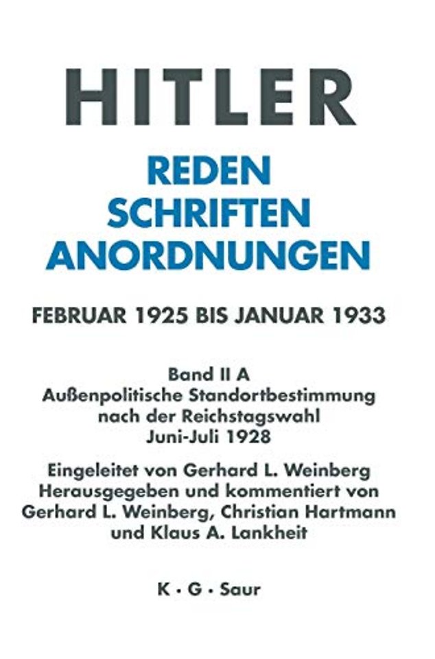 Auβenpolitische Standortbestimmung nach der Reichstagswahl Juni – Juli 1928