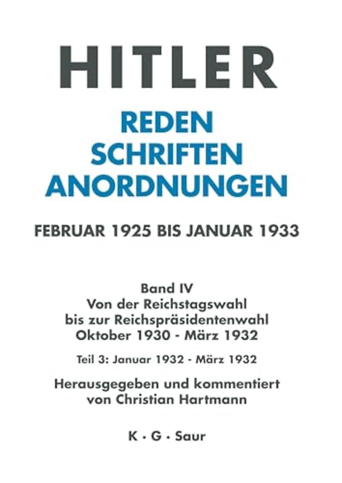 Januar bis März 1932