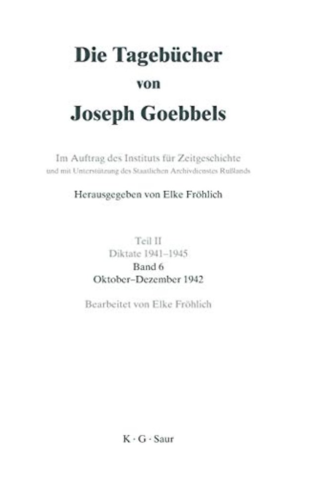Oktober – Dezember 1942