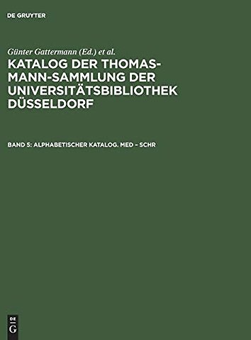 Alphabetischer Katalog. Med – Schr