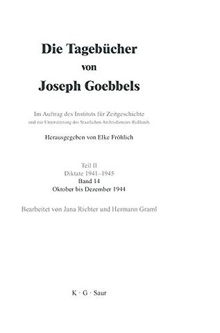 Oktober – Dezember 1944