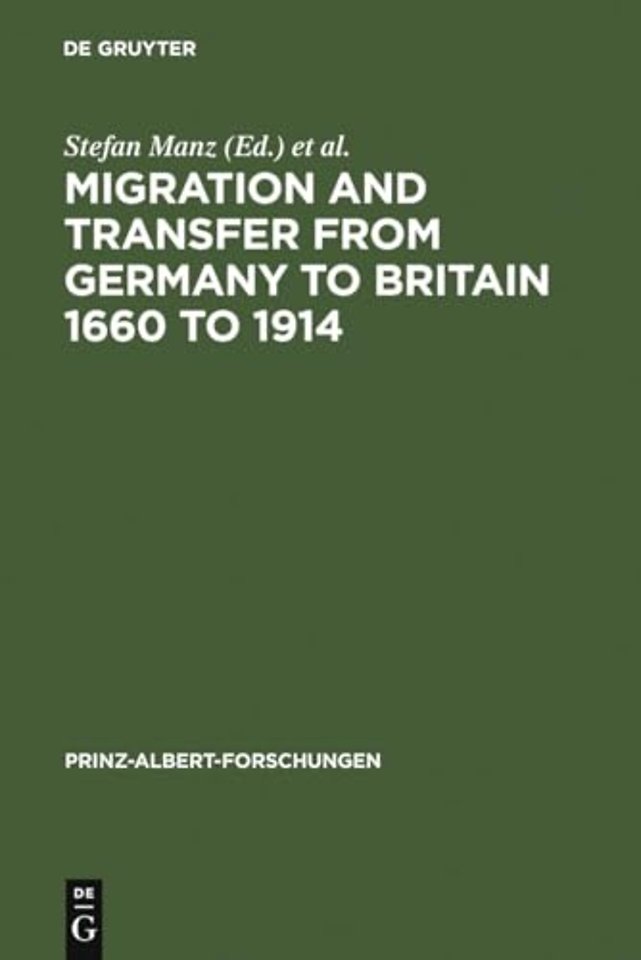Migration and Transfer from Germany to Britain 1 – Historical Relations and Comparisons