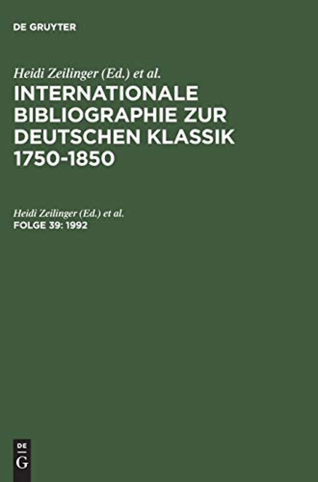 1992 – Mit Nachträgen zu früheren Jahren
