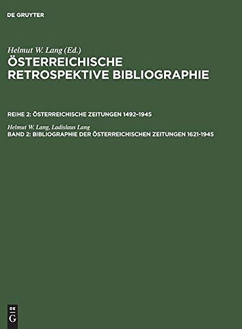 Bibliographie der österreichischen Zeitungen 162 – A–M