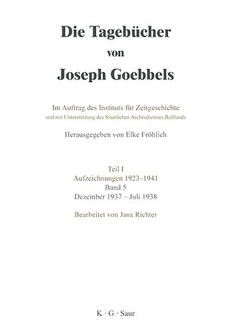 Dezember 1937 – Juli 1938