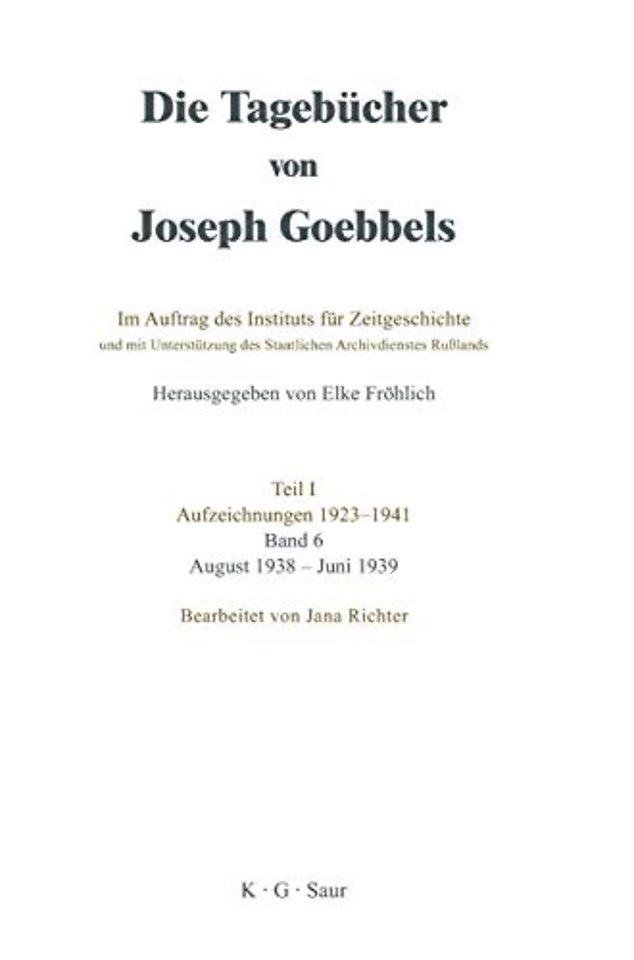 August 1938 – Juni 1939