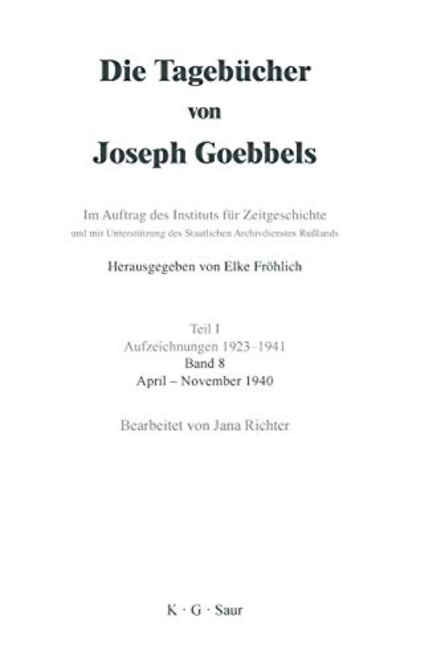 April – November 1940