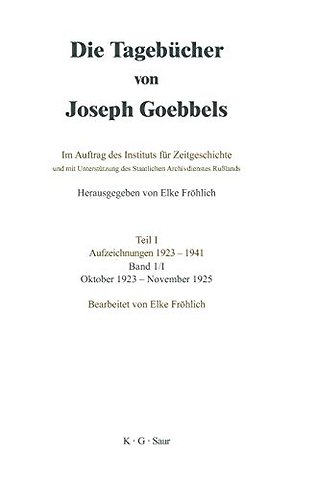 Oktober 1923 – November 1925