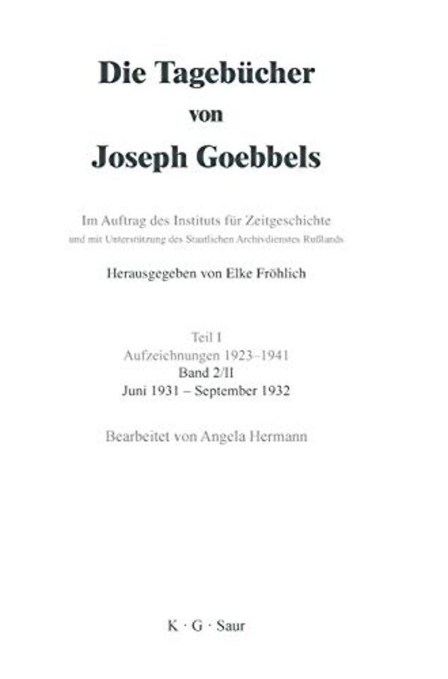Juni 1931 – September 1932
