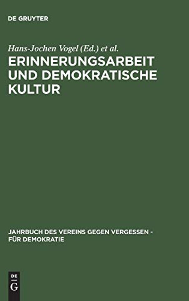 Erinnerungsarbeit und demokratische Kultur