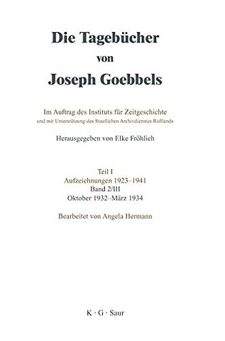 Oktober 1932 – März 1934