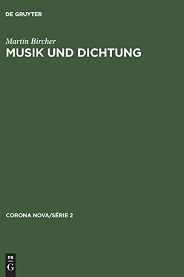 Musik und Dichtung