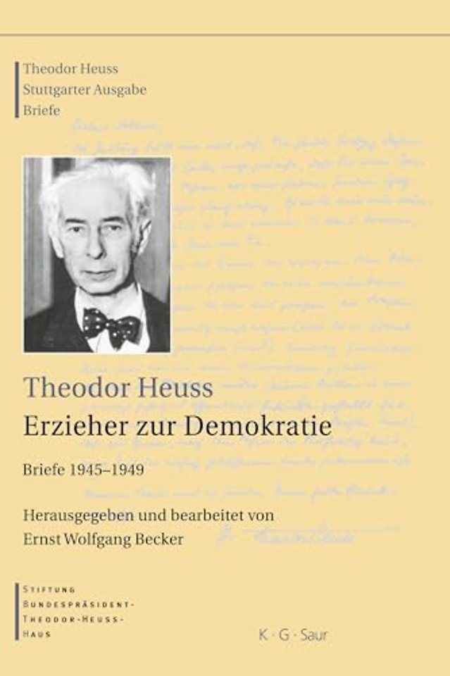 Theodor Heuss, Erzieher zur Demokratie