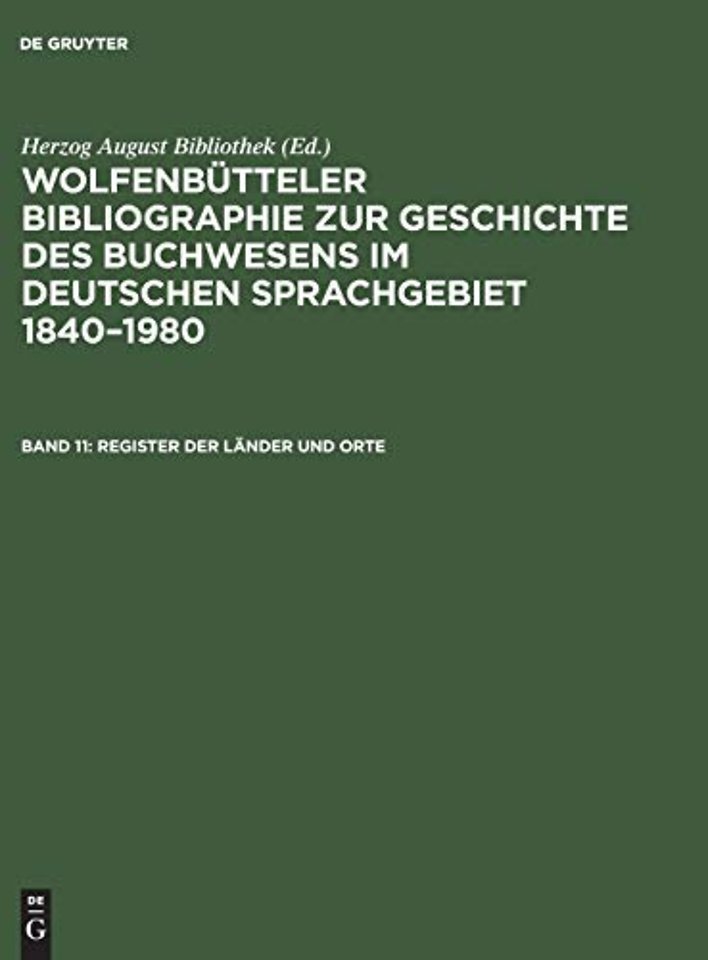 Register der Länder und Orte