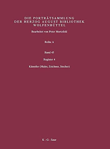 Register 4 – Künstler (Maler, Zeichner, Stecher)