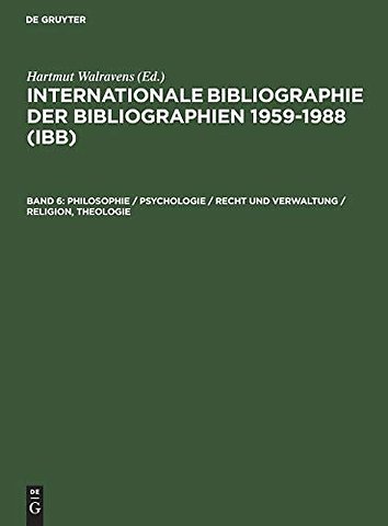 Philosophie / Psychologie / Recht und Verwaltung / Religion, Theologie