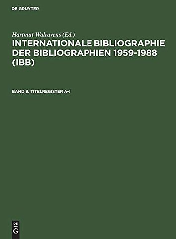 Titelregister A–I