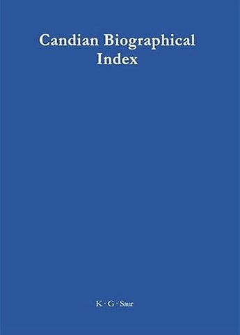 Canadian Biographical Index