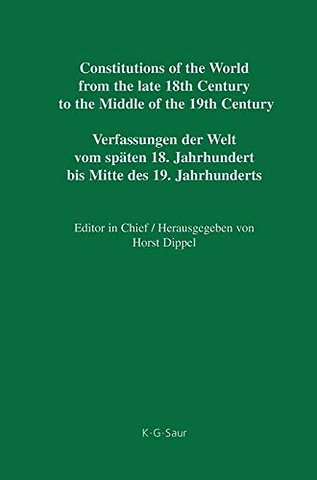 Constitutional Documents of Denmark, Norway and Sweden 1809–1849