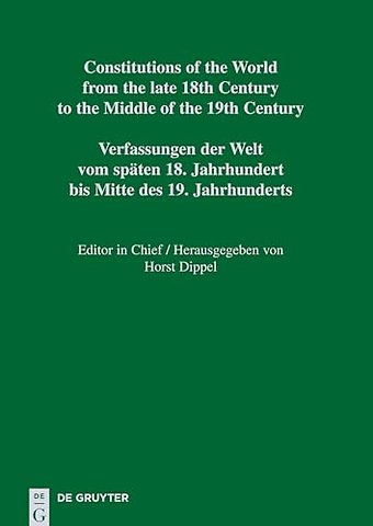 Constitutional Documents of Haiti 1790–1860