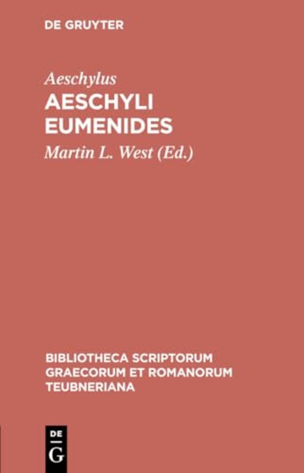 Aeschyli Eumenides
