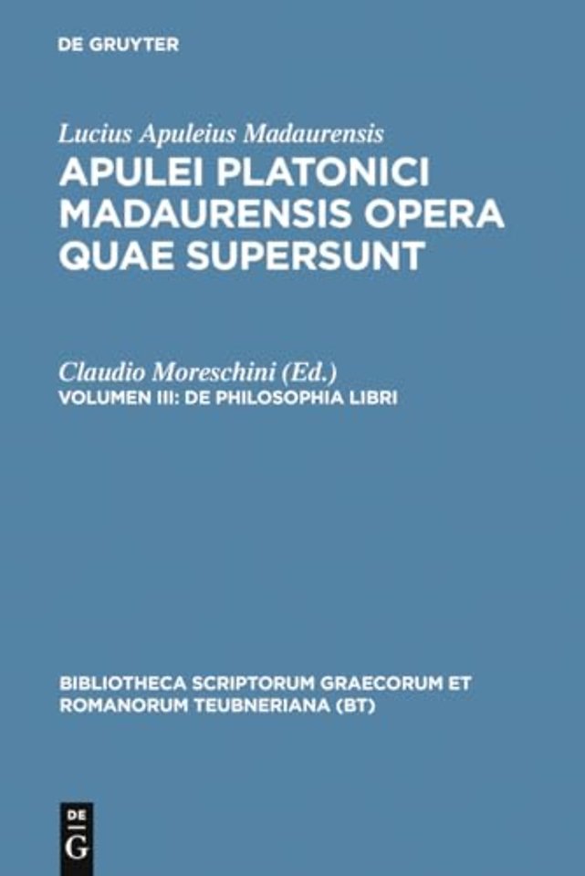 Opera Quae Supersunt, Vol. II CB