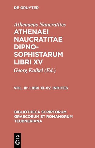 Libri XI–XV. Indices
