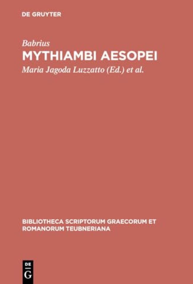 Mythiambi Aesopei CB