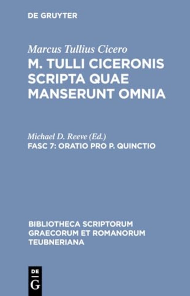Scripta Quae Manserunt Omnia, CB