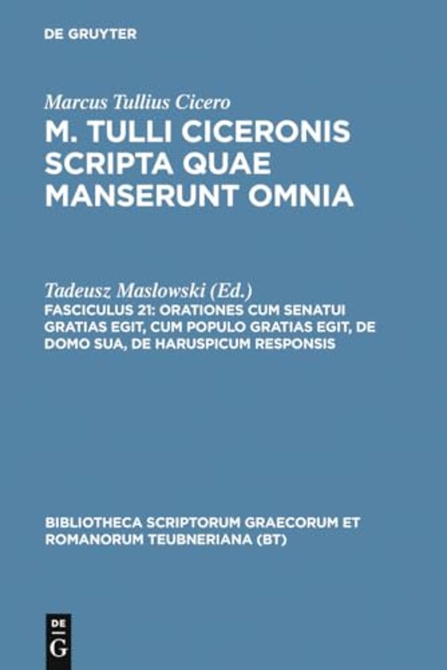 Scripta Quae Manserunt Omnia, CB