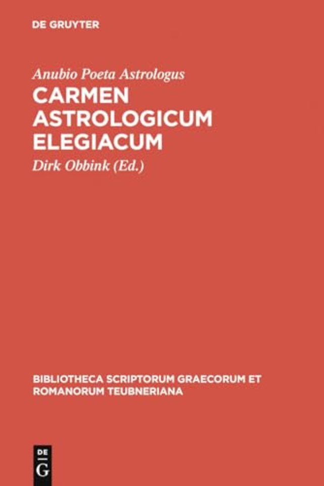 Carmen astrologicum elegiacum