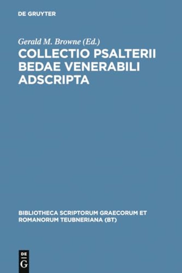 Collectio Psalterii Bedae venerabili adscripta